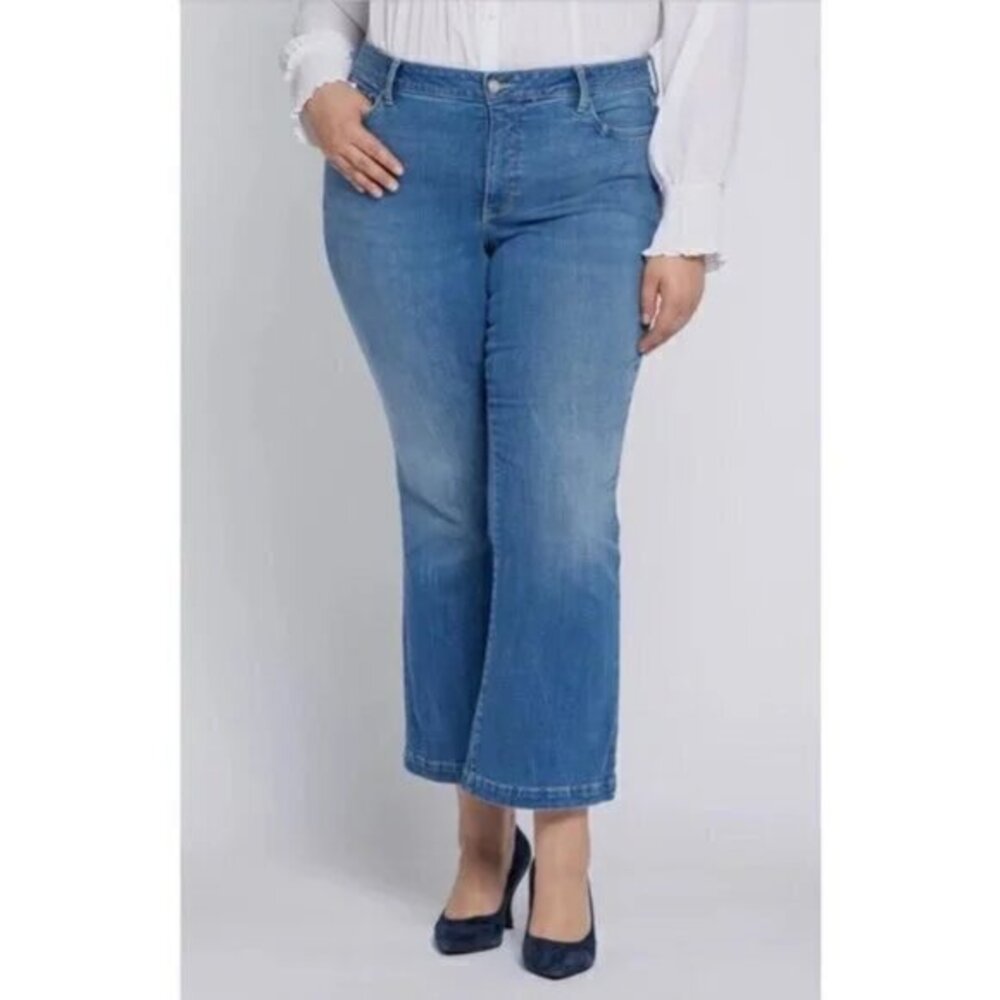 NYDJ Julia Relaxed Crop Flare Jeans NWT